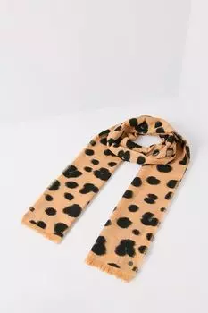 Шарф с принтом и бахромой Fraas