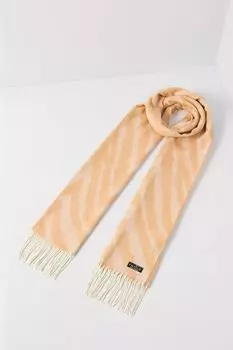 Шарф с принтом и кистями Fraas