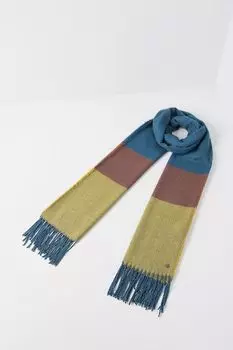 Шарф с принтом и кистями Fraas