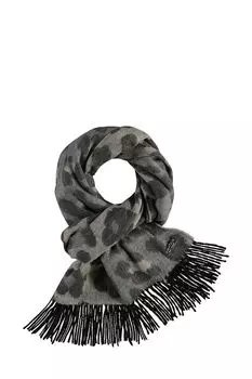 Шарф с принтом и кистями Fraas