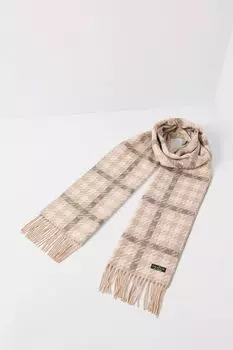 Шарф с принтом и кистями Fraas