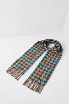 Шарф с принтом и кистями Fraas