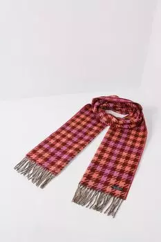 Шарф с принтом и кистями Fraas