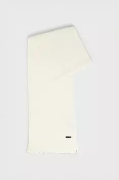 Шарф шерстяной с кистями BOSS