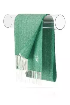 Шарф шерстяной с кистями MICHEL KATANA