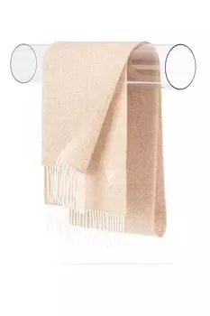 Шарф шерстяной с кистями MICHEL KATANA