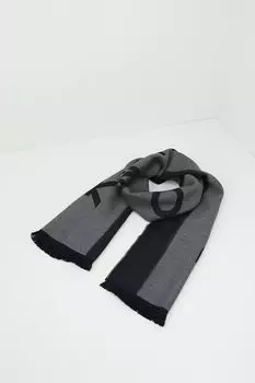 Шарф шерстяной с принтом John Richmond