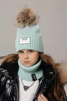 Шарф-снуд вязаный G'n'K