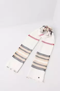 Шарф в клетку с бахромой Fraas