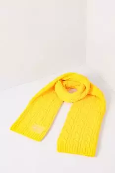 Шарф вязанный из смесовой шерсти BELUCCI