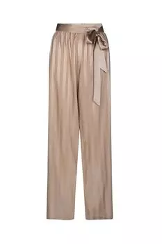 Шелковые пижамные брюки в полоску MARC & ANDRE