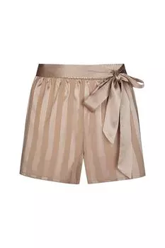 Шелковые пижамные шорты в полоску MARC & ANDRE