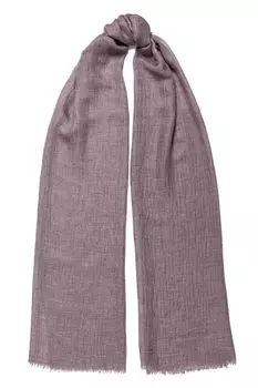 Шелковый платок с бахромой ELEGANZZA