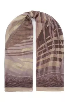 Шелковый платок с принтом ELEGANZZA