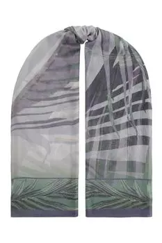 Шелковый платок с принтом ELEGANZZA