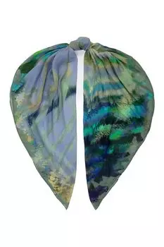 Шелковый платок с принтом ELEGANZZA