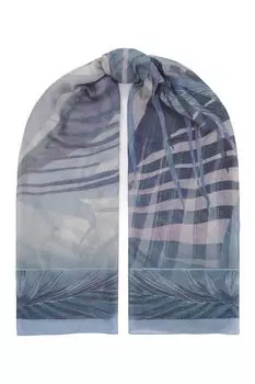 Шелковый платок с принтом ELEGANZZA