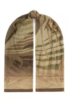 Шелковый платок с принтом ELEGANZZA