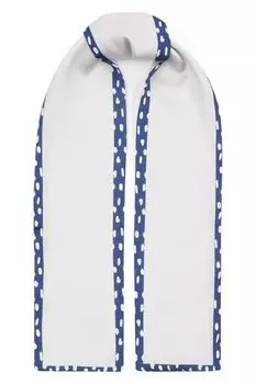 Шелковый платок в мелкий горошек ELEGANZZA