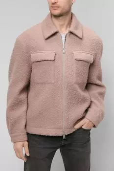 Шерстяная куртка с накладными карманами Allsaints