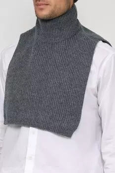 Шерстяная манишка в рубчик D.Molina