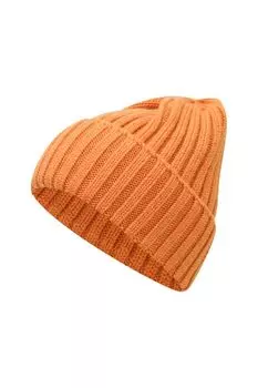 Шерстяная шапка бини в рубчик GIOCO