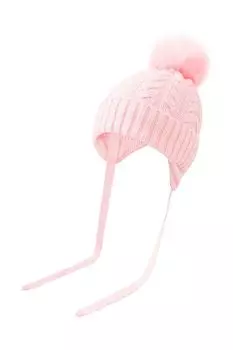 Шерстяная шапка с помпоном Panda&Elephant