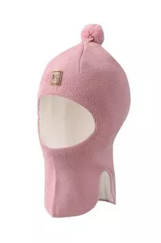 Шерстяная шапка-шлем с помпоном Kerry