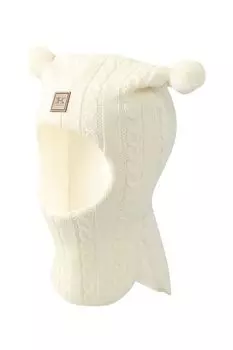 Шерстяная шапка-шлем текстурной вязки Kerry