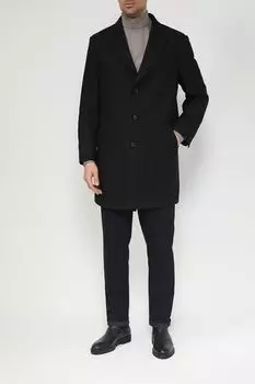 Шерстяное пальто прямого кроя D.Molina