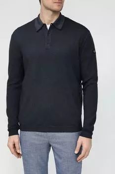 Шерстяное поло с длинным рукавом Paul & Shark