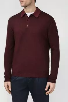 Шерстяное поло с длинным рукавом Paul & Shark