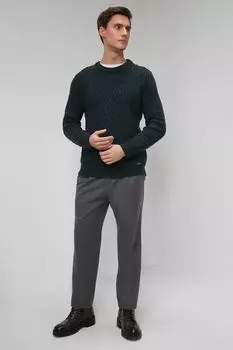 Шерстяной джемпер фактурной вязки MARCO DI RADI