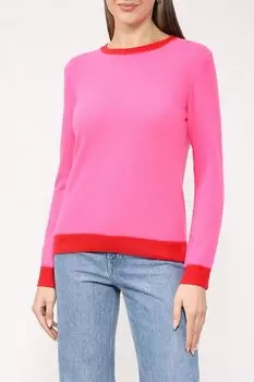 Шерстяной джемпер с контрастной отделкой Piombo