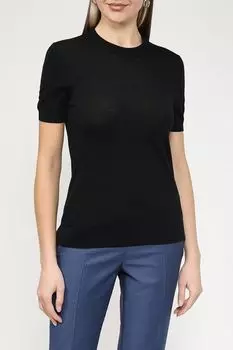 Шерстяной джемпер с коротким рукавом BOSS