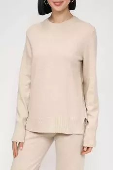 Шерстяной джемпер с разрезами BELUCCI