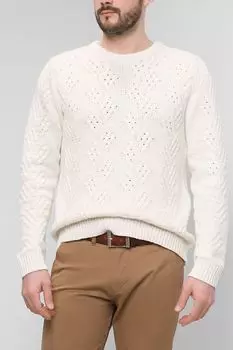 Шерстяной джемпер с узором Construe