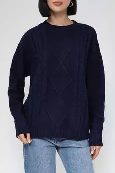 Шерстяной джемпер с узором косы Auranna