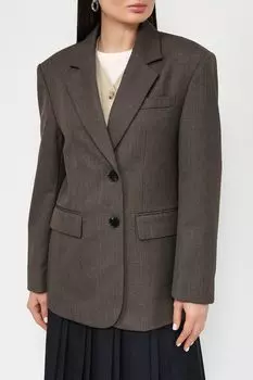 Шерстяной пиджак однобортный Dunst