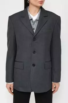 Шерстяной пиджак однобортный Dunst