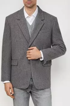 Шерстяной пиджак однобортный Dunst