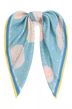 Шерстяной платок с принтом ELEGANZZA