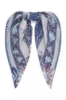 Шерстяной платок с принтом ELEGANZZA