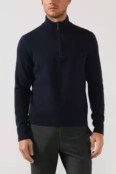 Шерстяной пуловер с молнией D.Molina