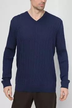 Шерстяной пуловер с узором косы MARCO DI RADI