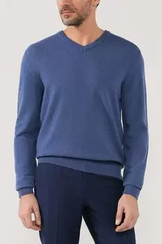 Шерстяной пуловер с V-образным вырезом D.Molina