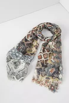 Шерстяной шарф с принтом Apart