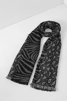Шерстяной шарф с принтом Зебра Apart
