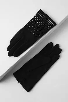 Шерстяные перчатки с декором ROECKL