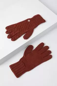 Шерстяные перчатки с узором Auranna